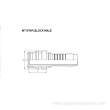 MT Staplelock Male 60011